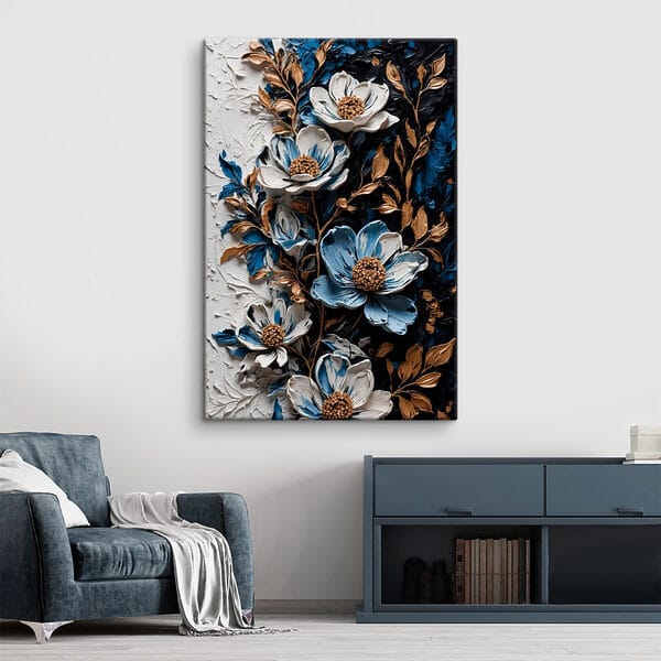 Peinture de fleurs et de feuilles Peinture de fleurs et de feuilles