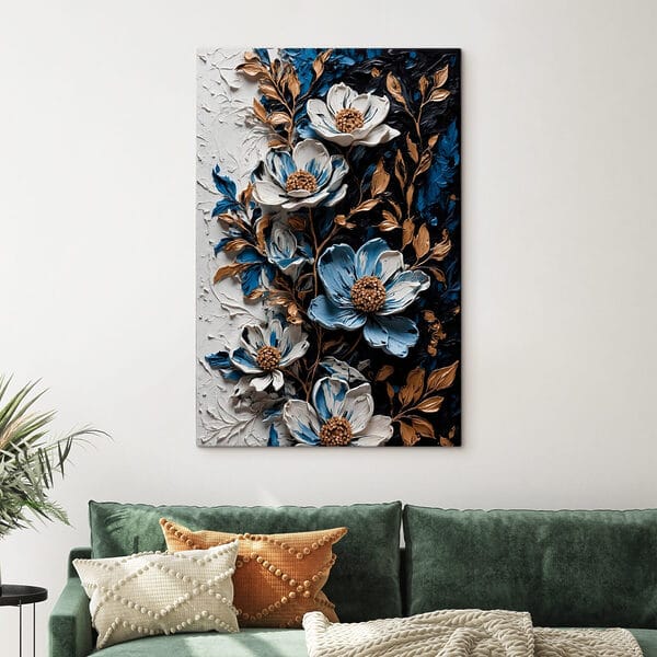 Peinture de fleurs et de feuilles Peinture de fleurs et de feuilles