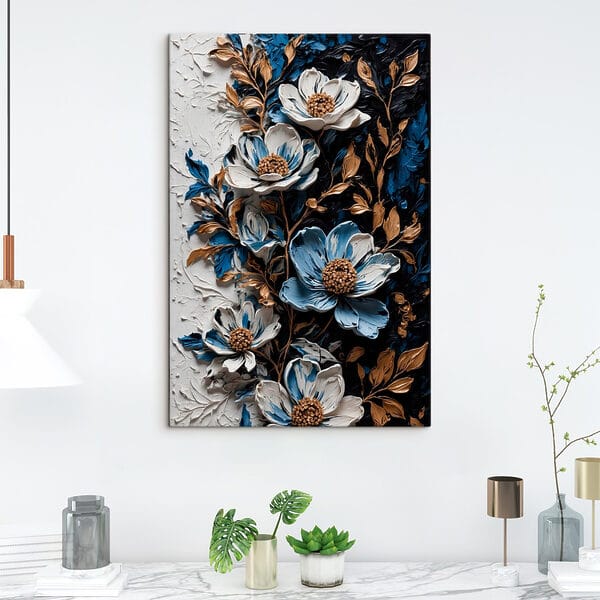 Peinture de fleurs et de feuilles Peinture de fleurs et de feuilles