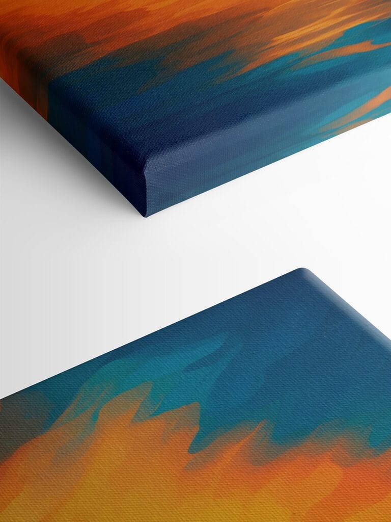 Boat on water with sunset in the background