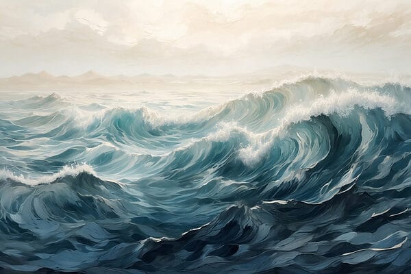 Grandes vagues dans l'océan Grandes vagues dans l'océan