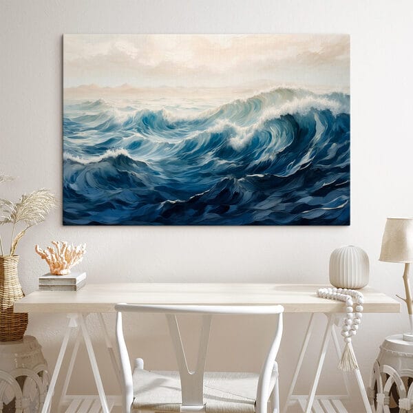 Grandes vagues dans l'océan Grandes vagues dans l'océan