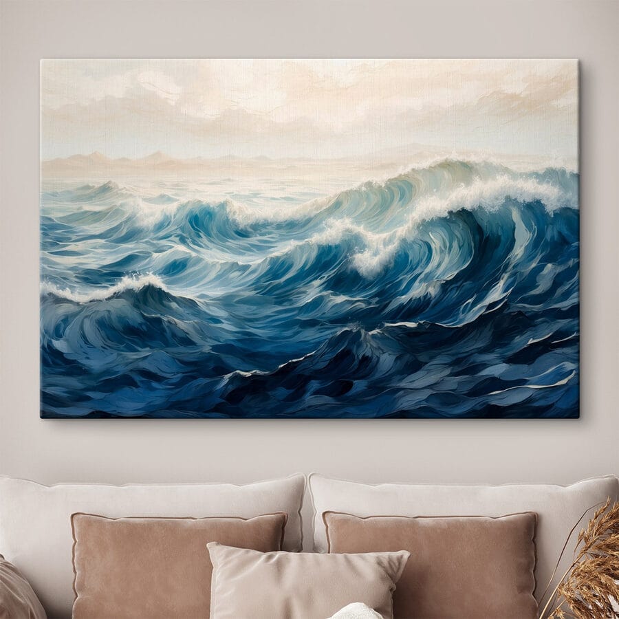 Grandes vagues dans l'océan Grandes vagues dans l'océan