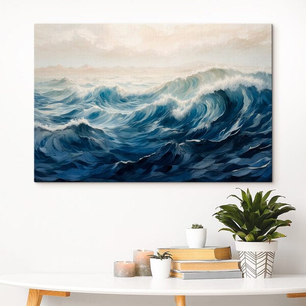 Grandes vagues dans l'océan Grandes vagues dans l'océan