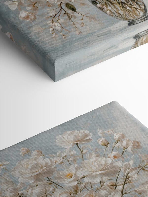Vase de fleurs blanches Vase de fleurs blanches