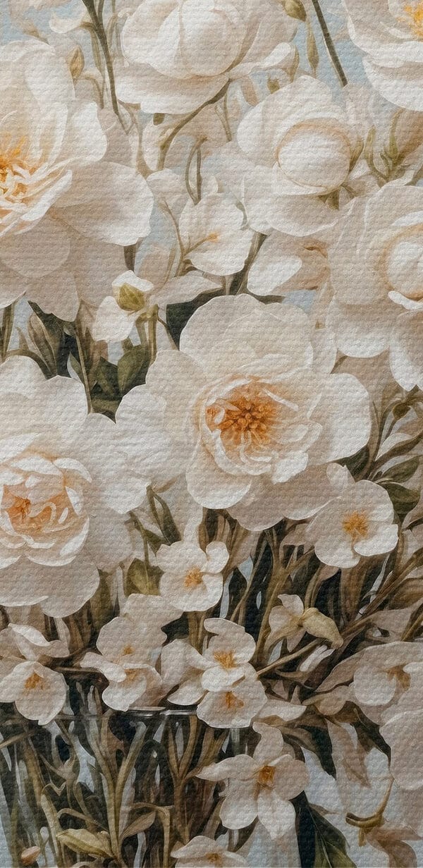 Vase de fleurs blanches Vase de fleurs blanches
