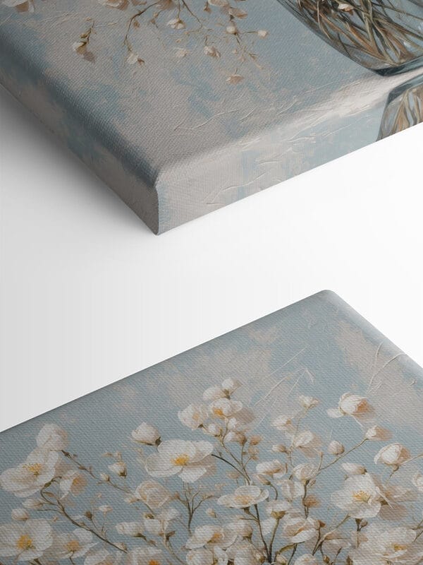 Vase de fleurs blanches Vase de fleurs blanches