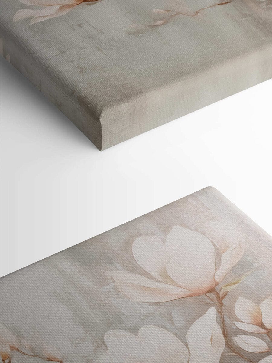 Peinture de fleurs sur un mur