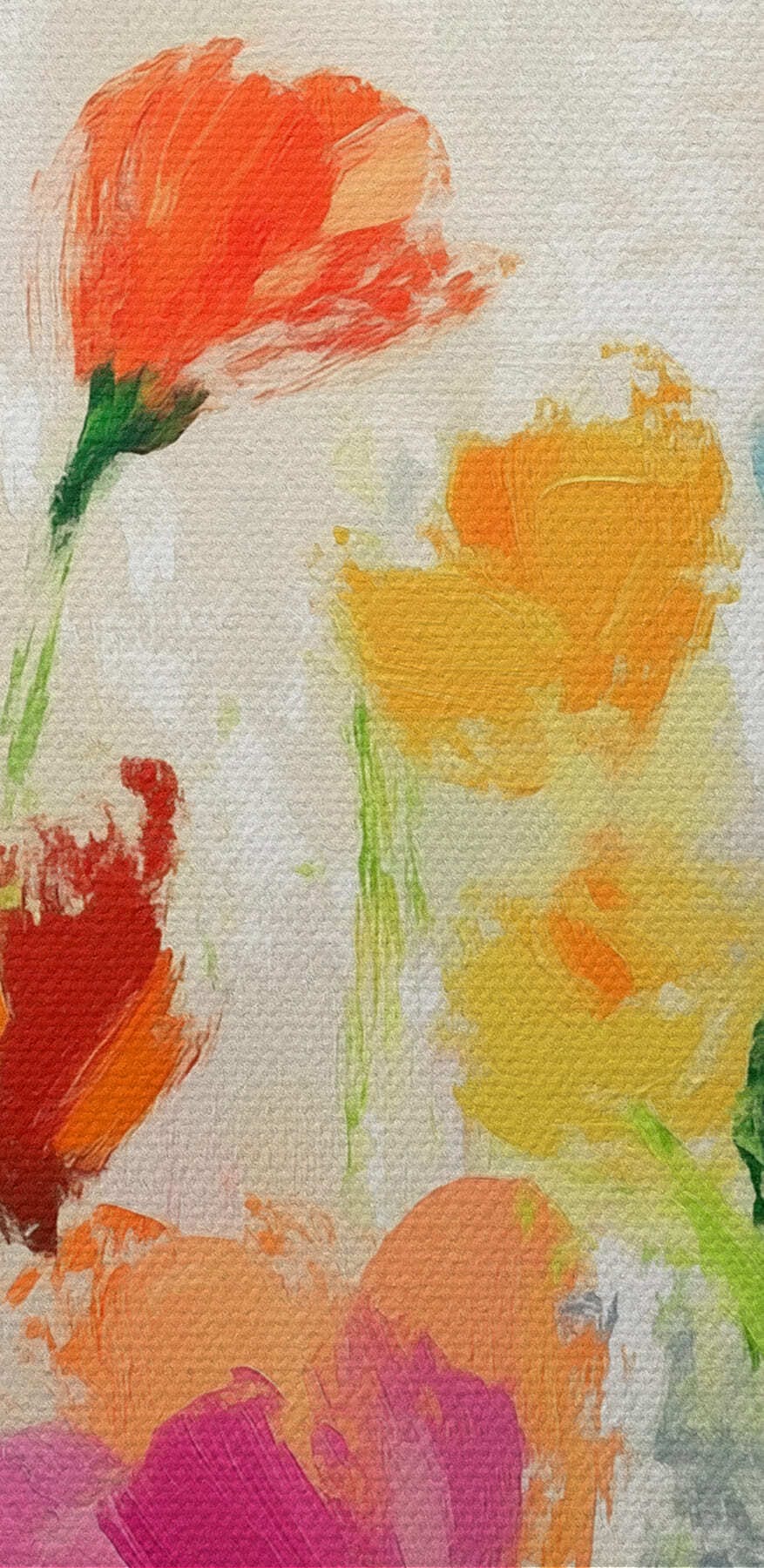 Peinture de fleurs sur fond blanc Peinture de fleurs sur fond blanc