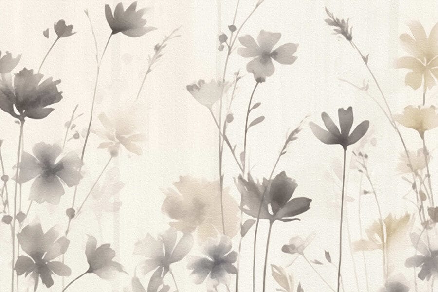 Des fleurs délicates aux teintes douces