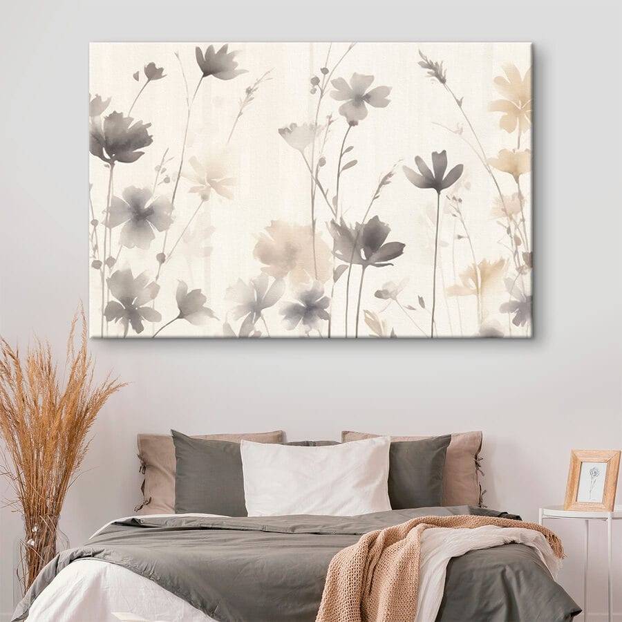 Des fleurs délicates aux teintes douces