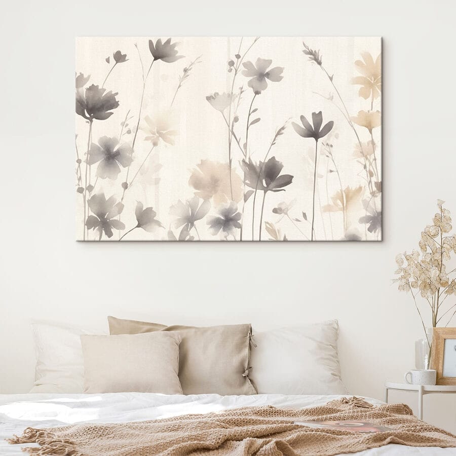 Des fleurs délicates aux teintes douces