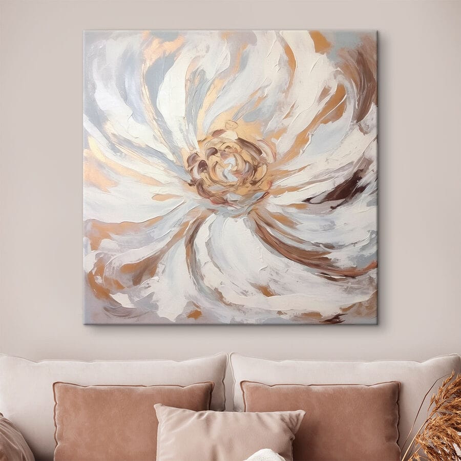 Peinture d'une fleur