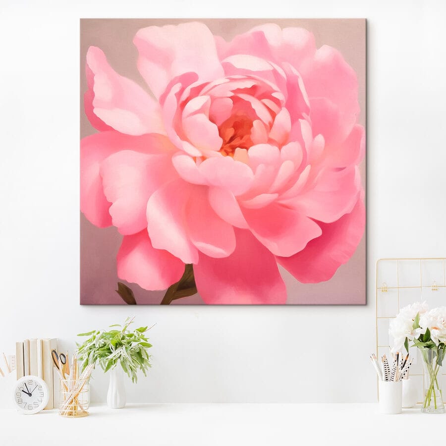 Pétales délicats dans des tons roses doux