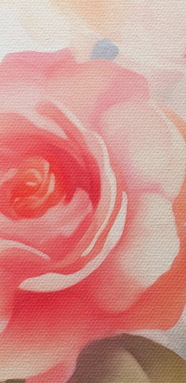 Peinture de fleurs sur fond blanc Peinture de fleurs sur fond blanc