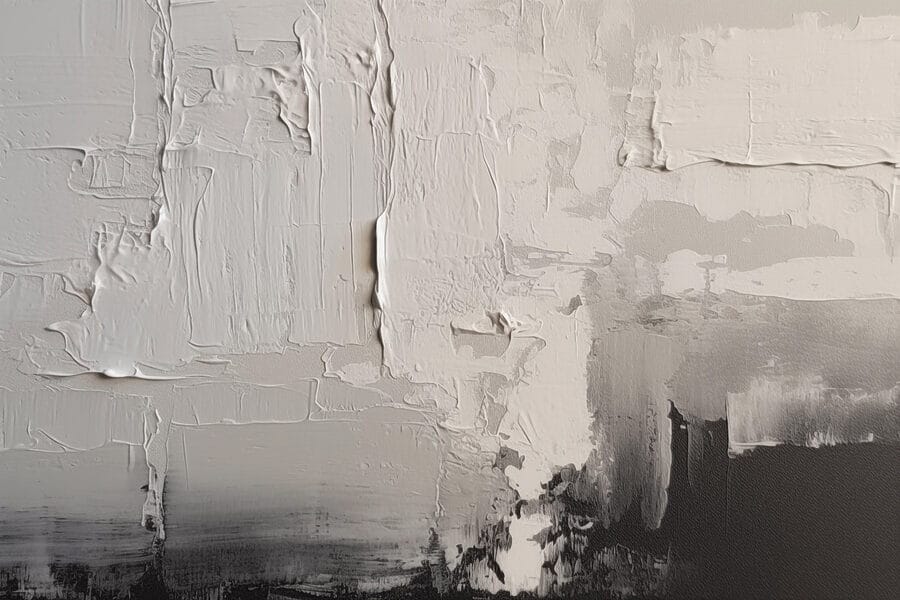 Mur blanc et noir