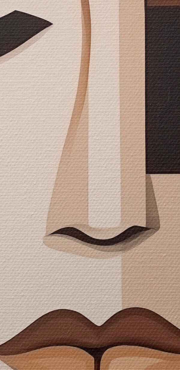 Peinture d'un visage de femme Peinture d'un visage de femme