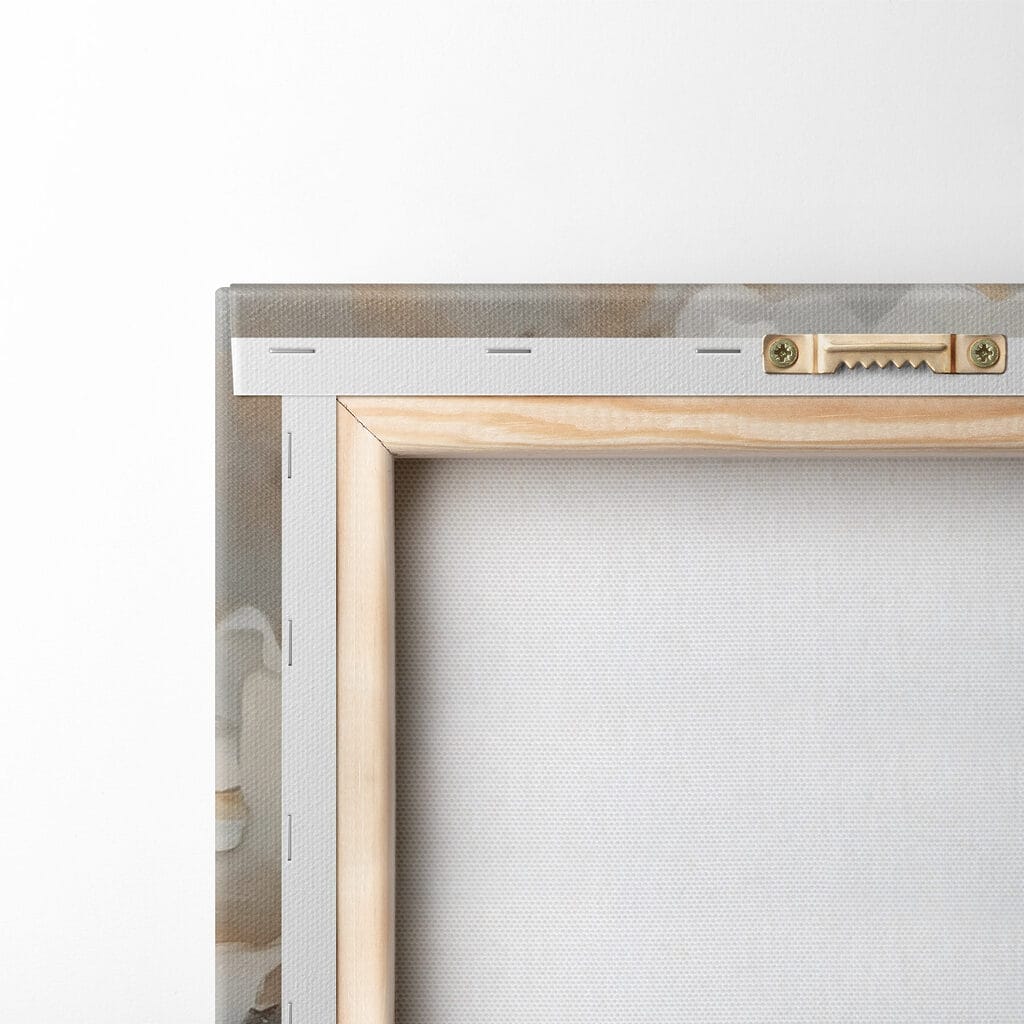 Painting of a woman with flowers on her head