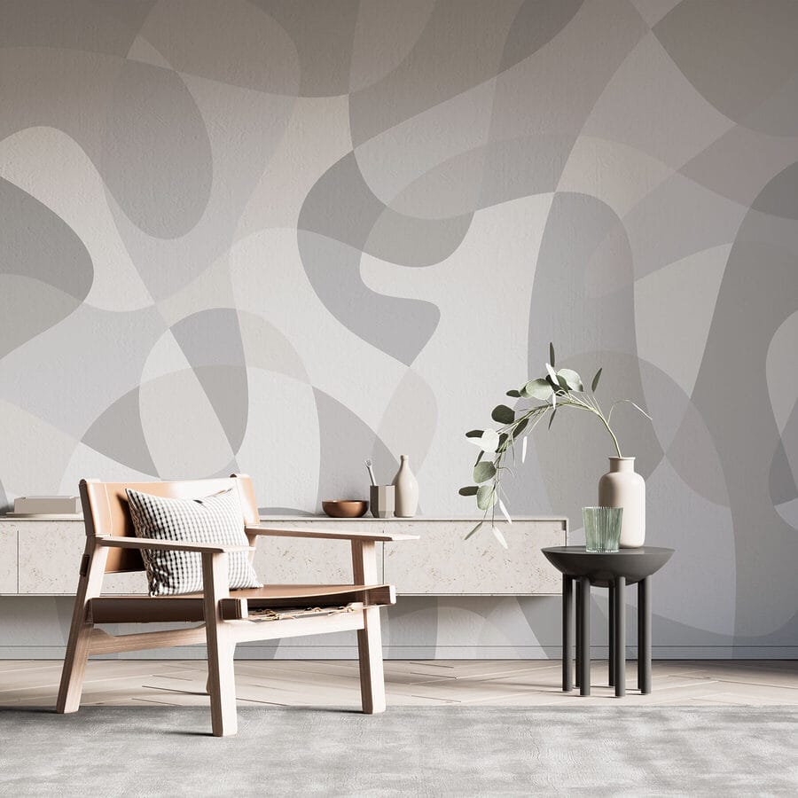 Fond gris et blanc