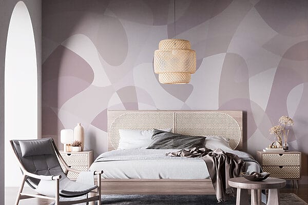 Motif blanc et violet Motif blanc et violet