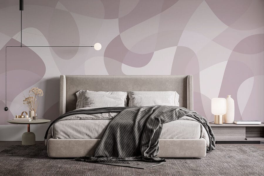 Motif blanc et violet Motif blanc et violet