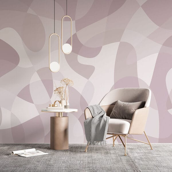 Motif blanc et violet Motif blanc et violet