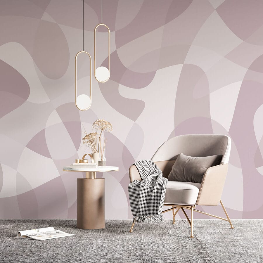 Motif blanc et violet Motif blanc et violet