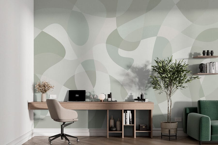 Fond blanc et gris avec des cercles