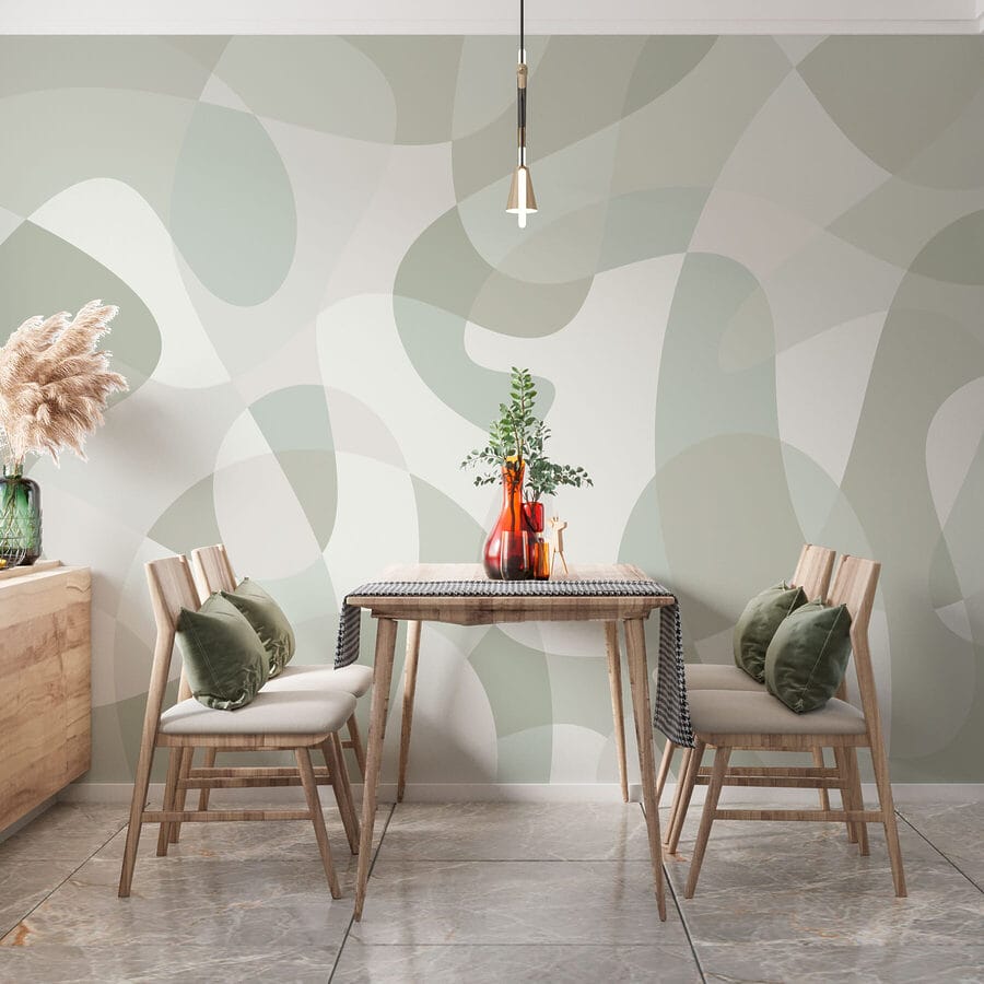 Fond blanc et gris avec des cercles