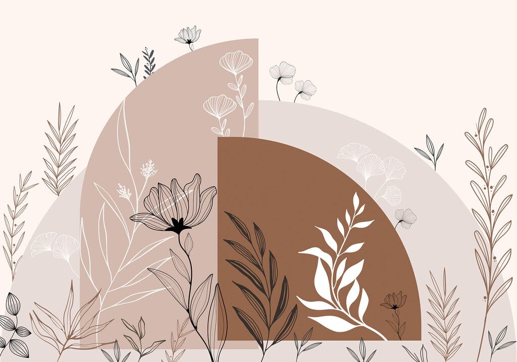 Graphisme de fleurs et de feuilles Graphisme de fleurs et de feuilles