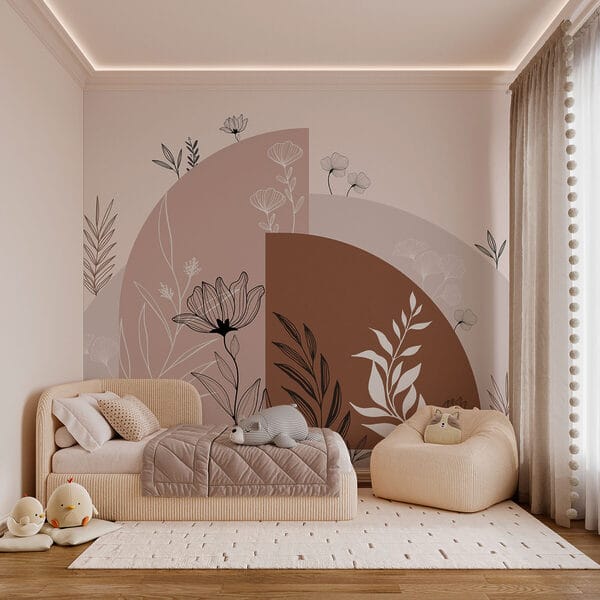 Graphisme de fleurs et de feuilles Graphisme de fleurs et de feuilles