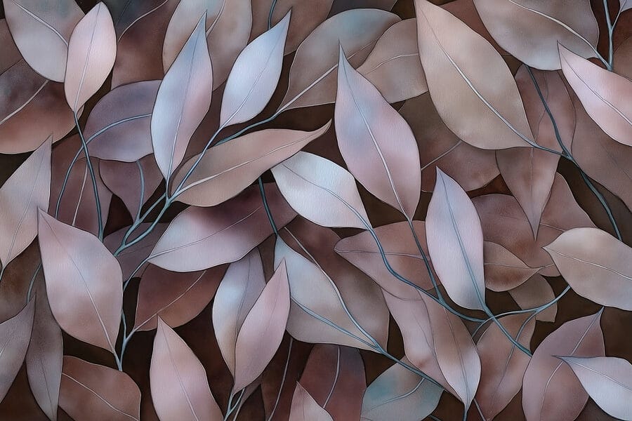 Groupe de feuilles brunes Groupe de feuilles brunes