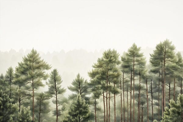 Groupe d'arbres dans une forêt Groupe d'arbres dans une forêt