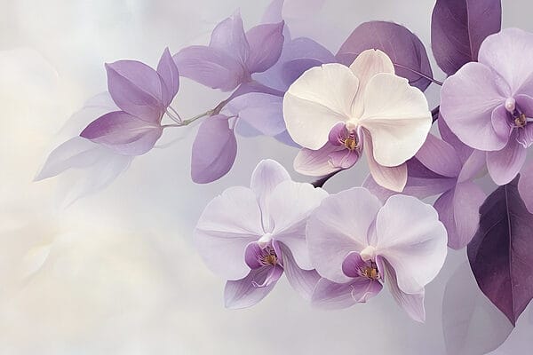 Orchidées délicates aux teintes douces Orchidées délicates aux teintes douces
