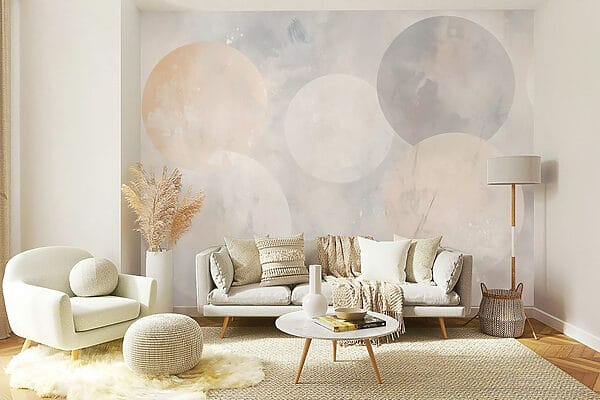 Cercles blancs et gris Cercles blancs et gris