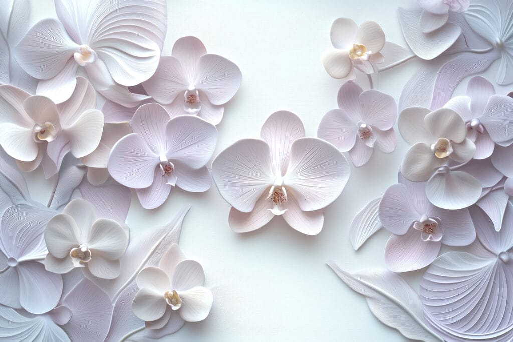 Groupe de fleurs blanches Groupe de fleurs blanches