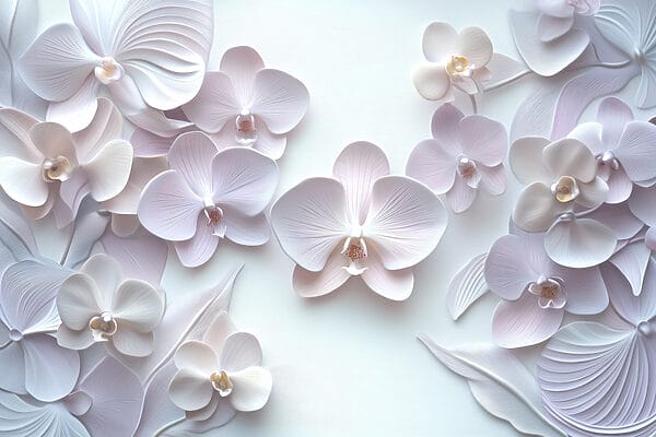 Groupe de fleurs blanches Groupe de fleurs blanches