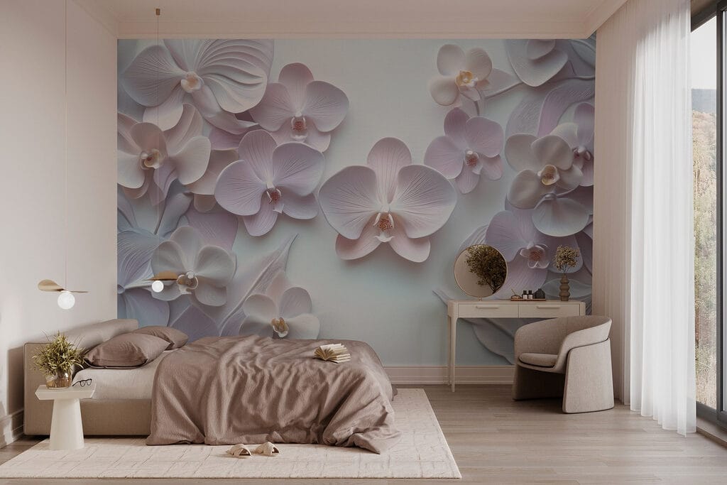 Group of white flowers Group of white flowers