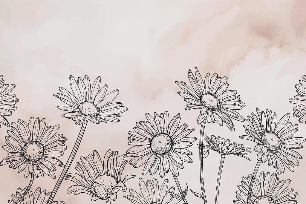 Groupe de fleurs sur fond blanc Groupe de fleurs sur fond blanc
