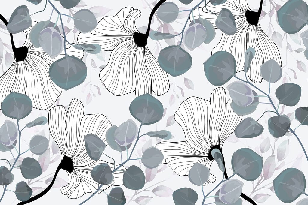 Délicat motif floral dans des tons doux Délicat motif floral dans des tons doux