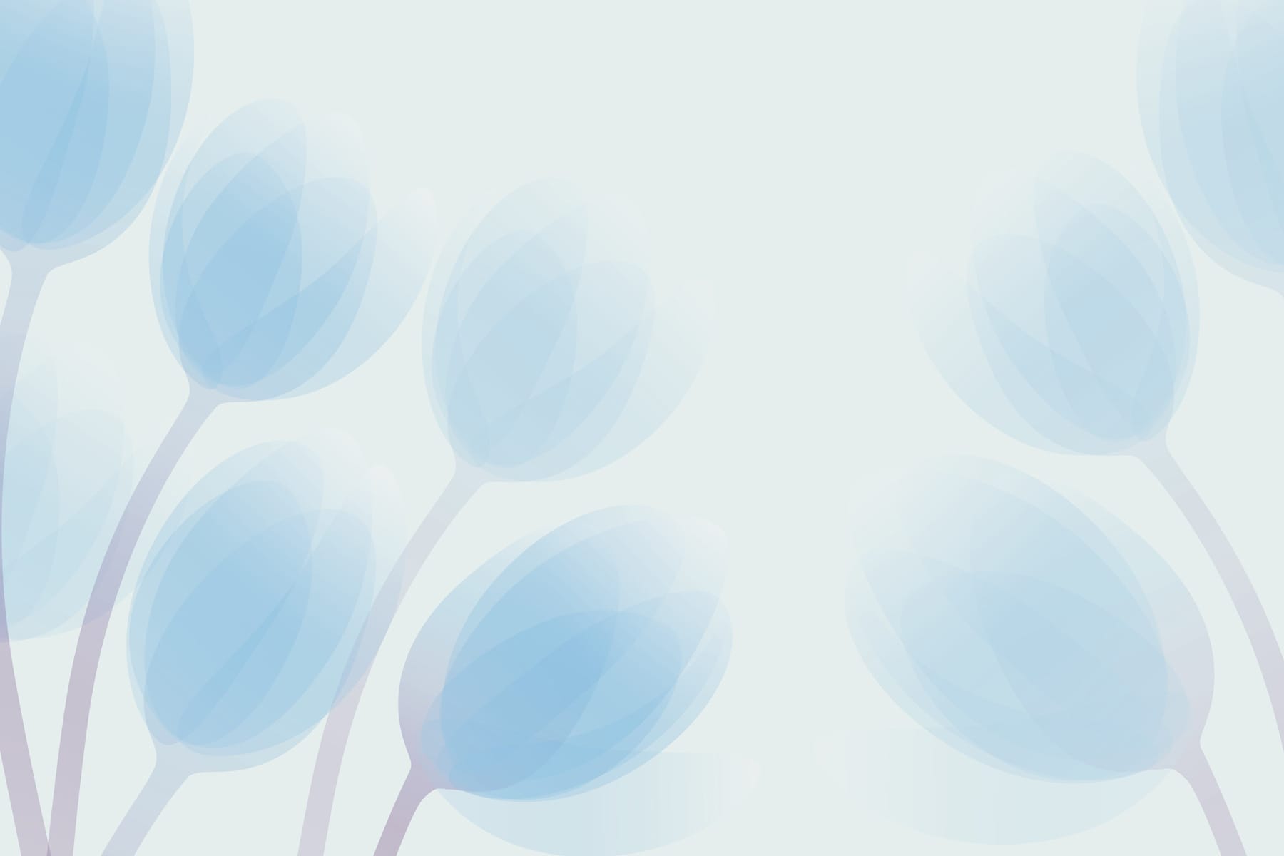 Group of blue flowers