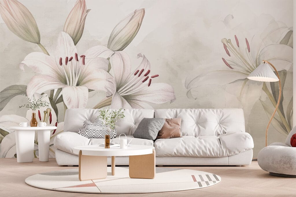 Delicate blooms in gentle hues