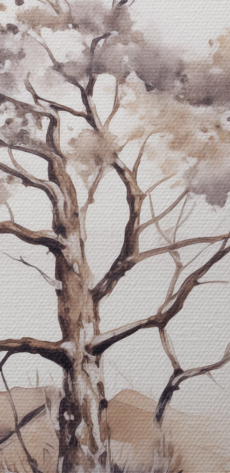 Aquarelle d'un arbre