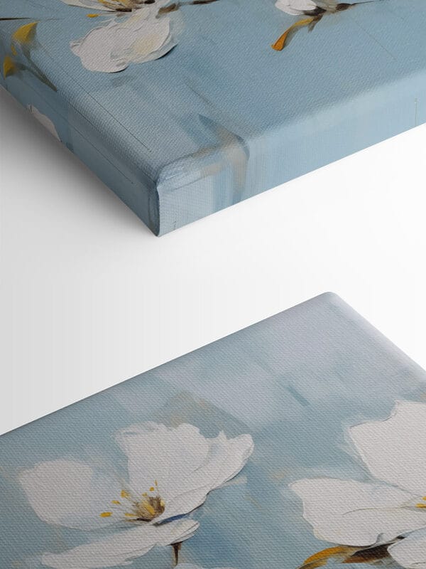 Peinture de fleurs blanches Peinture de fleurs blanches
