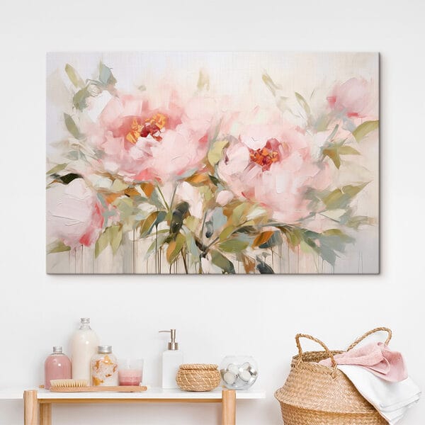 Peinture de fleurs roses Peinture de fleurs roses