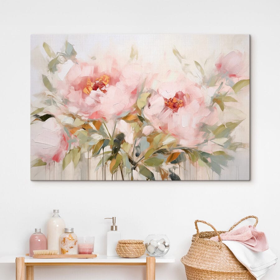Peinture de fleurs roses Peinture de fleurs roses