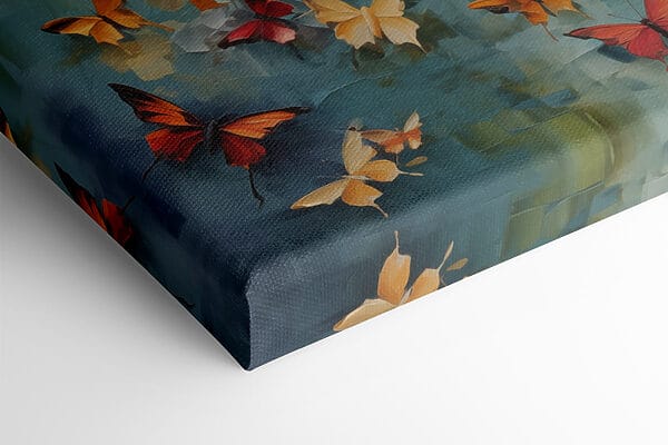 Groupe de papillons sur fond bleu s42728pml 600x400 - Groupe de papillons sur fond bleu