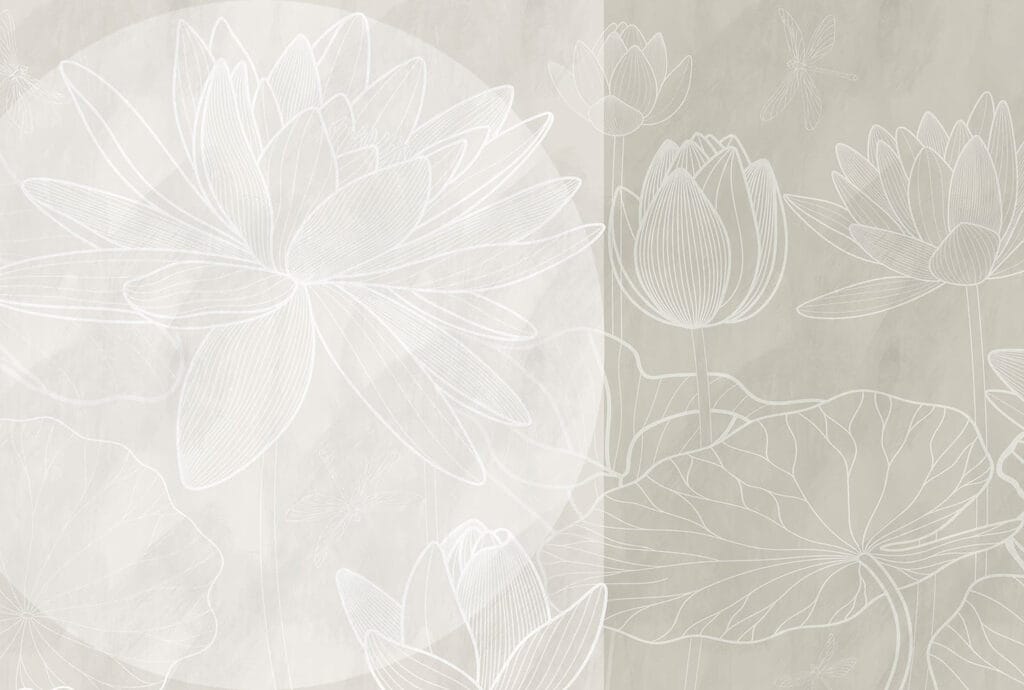 Dessin d'une fleur blanche sur fond gris Dessin d'une fleur blanche sur fond gris