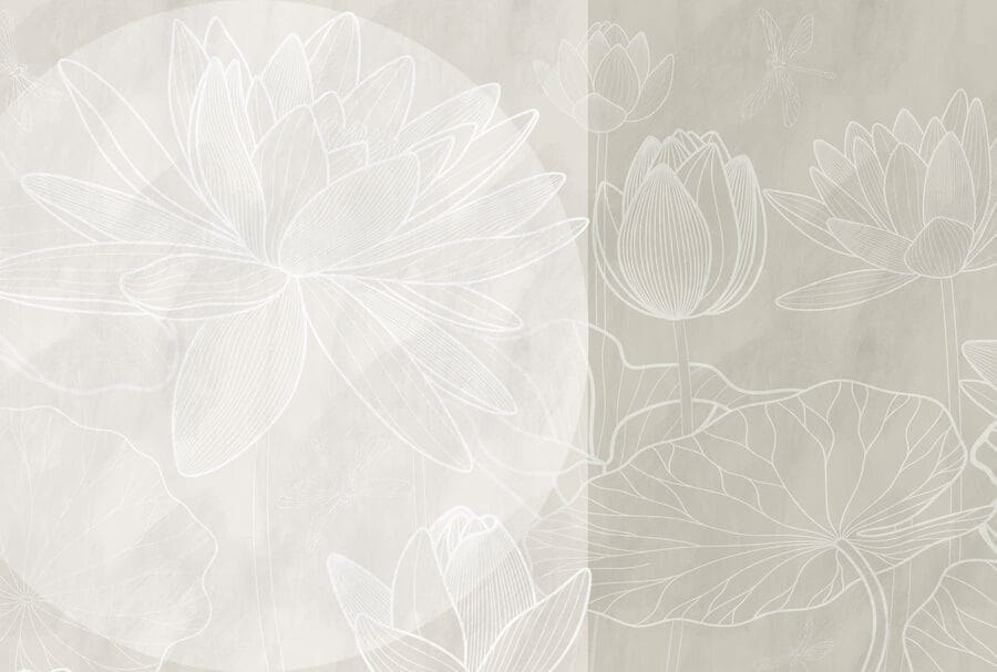 Dessin d'une fleur blanche sur fond gris Dessin d'une fleur blanche sur fond gris