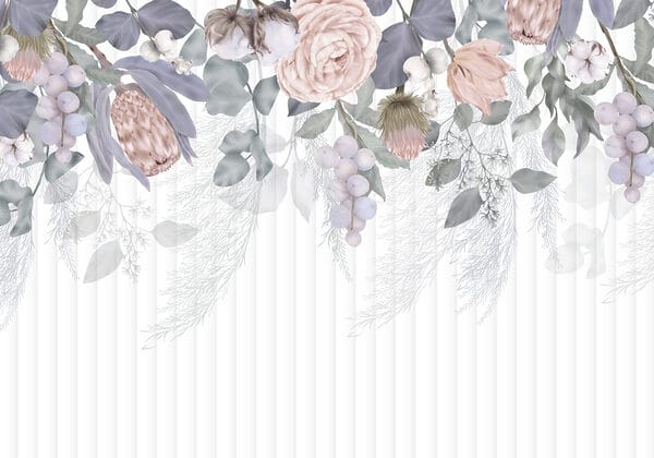 Arrangement de fleurs dans des tons doux et pastel Arrangement de fleurs dans des tons doux et pastel